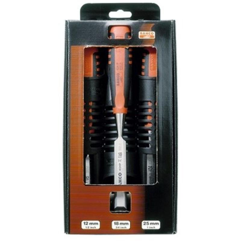 BAHCO STEEKBEITELSET 424P-3-DLG 2-COMP.GREEP
