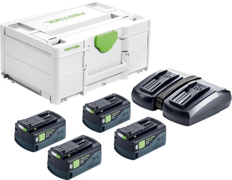 FESTOOL 18V ENERGIE-SET SYS 18V 4X5,0/TCL 6 DUO