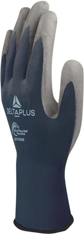 DP HANDSCHOEN PU-COATING BLAUW MT. 9