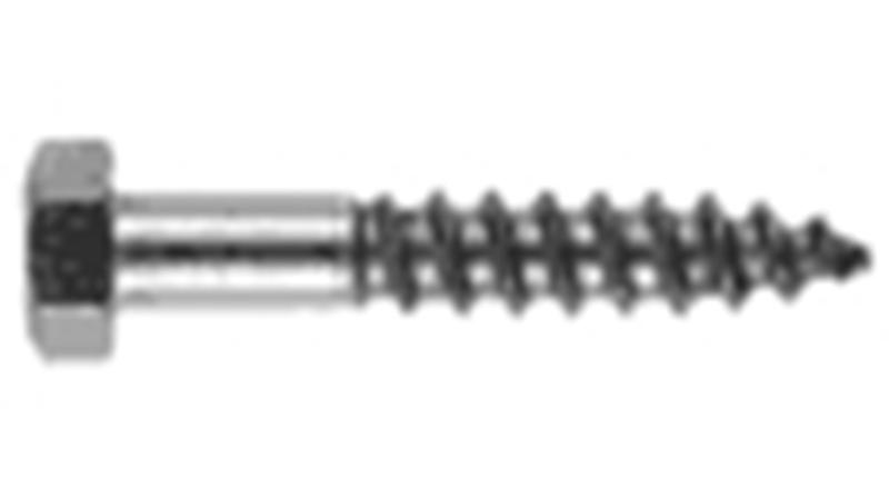 HOUTDRAADBOUTEN RVS A2 DIN 571 12X100