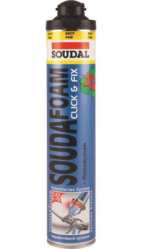 SOUDAL PURSCHUIM CLICK & FIX RECY A 750 ML