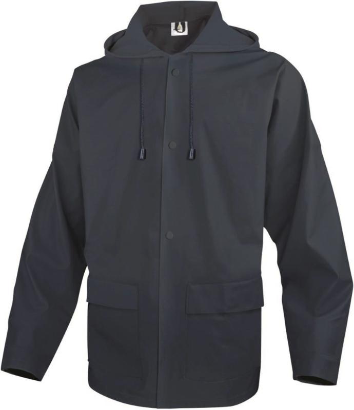 DP REGENJAS MET CAPUCHON 900VES BLAUW L