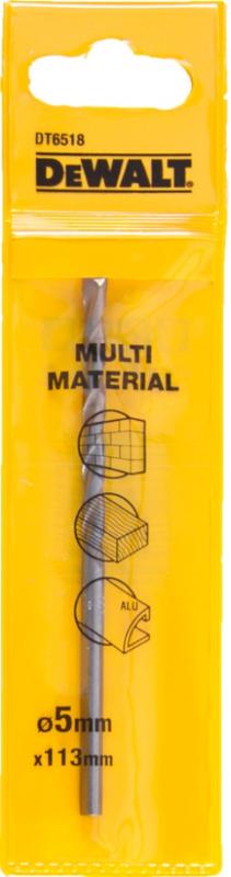 MULTIMATERIAALBOOR 5X113MM ZESK.AANSL. DT-6518