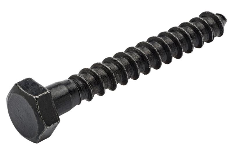 BLACKLINE HOUTDRAADBOUTEN HCP ZWART 6X60