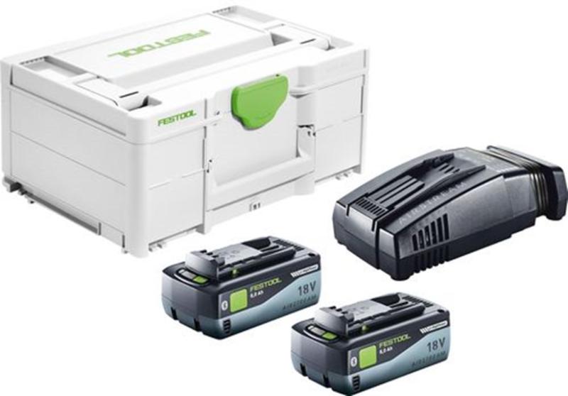FESTOOL 18V ENERGIE SET  SYS 18V 2x8,0/SCA16