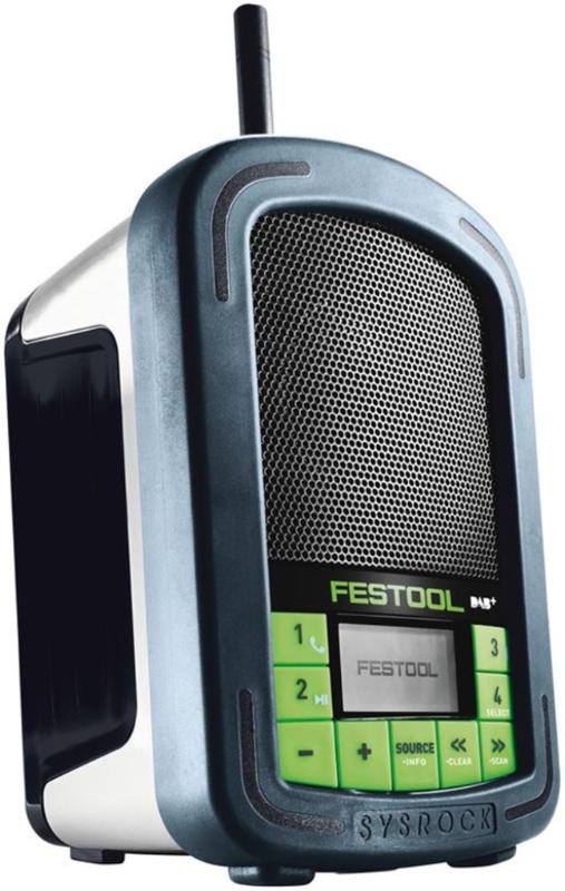 FESTOOL 230V 18V BOUWRADIO SYSROCK BR10 DAB+