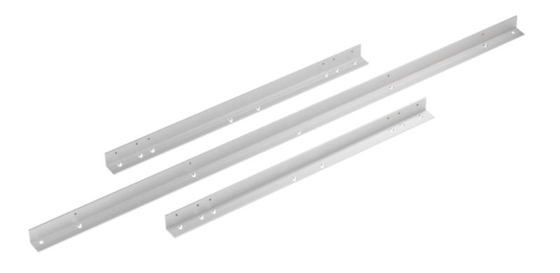 HOEKCONSOLE TBV G-SR/BG ZILVER