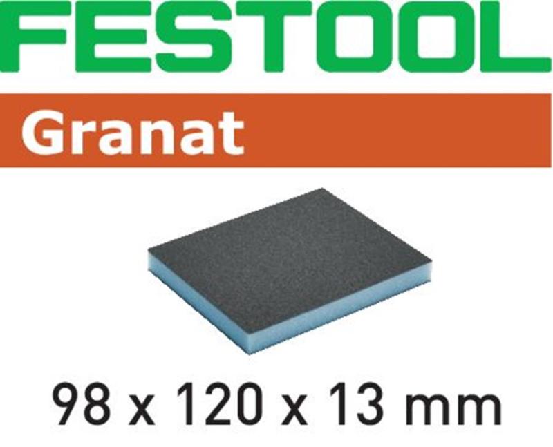 FESTOOL SCHUURSPONS GRANAT 97X120X13 P220 6X