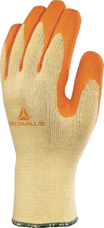 HANDSCHOEN DP LATEX COATING GEEL/ORANJE MT. 9