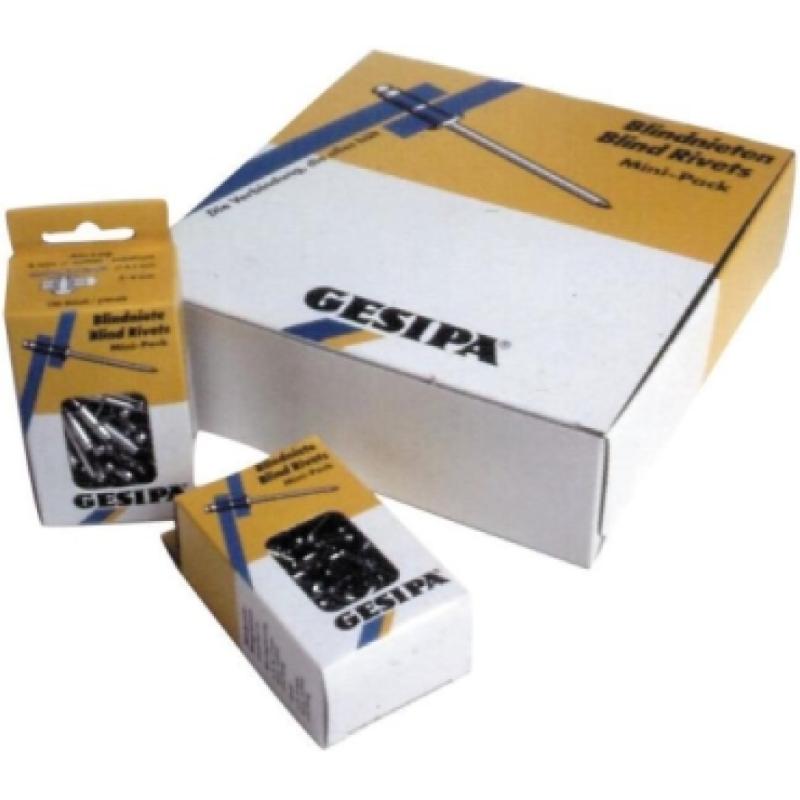 BLINDKLINKNAGEL MINIP DS 50 ST 5X6MM ALUM