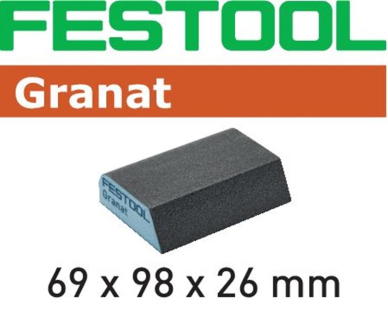 FESTOOL SCHUURBLOK GRANAT 69X98X26 P120 CO 6ST