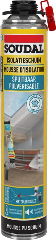 SOUDAL ISOLATIESCHUIM NBS SPRAYABLE LOW MDI 700ML