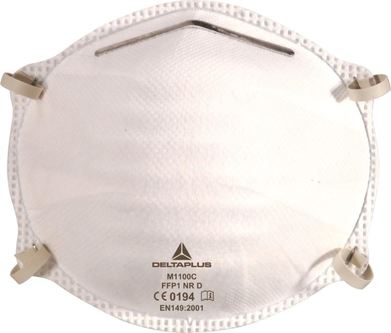 STOFMASKER FFP1 WIT PER STUK