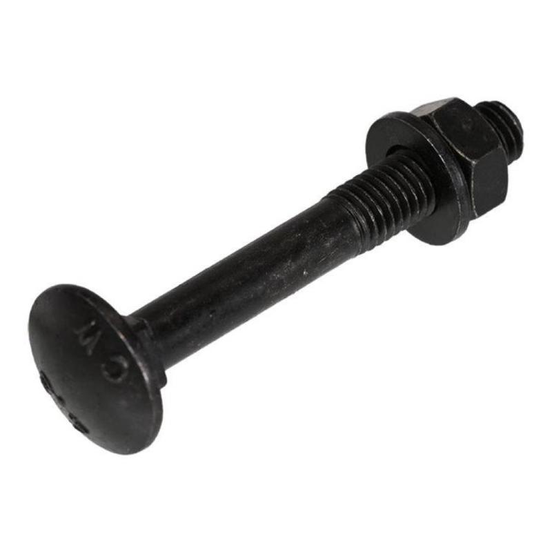 BLACKLINE SLOTBOUTEN DIN 603 HCP ZWART M6X30