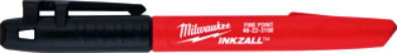MILWAUKEE INKZALL STIFT ZWART MET FIJNE PUNT