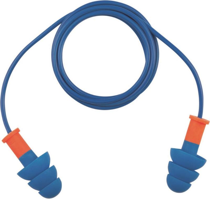 OORPLUGGEN MET KOORD ORANJE SET A 50ST SNR 34DB
