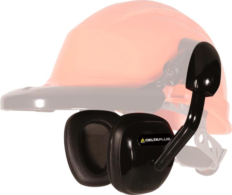 DELTA PLUS GEHOORBESCHERMER ZWART SNR27DB V.HELM