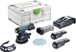 FESTOOL 18V EXC.SCHUURMACHINE ETSC125 LI 3,1 I-PLUS
