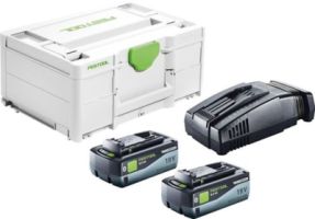 FESTOOL 18V ENERGIE SET  SYS 18V 2x8,0/SCA16