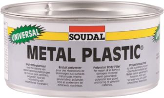 SOUDAL POLYESTER PLAMUUR METAL PLASTIC 2 KG