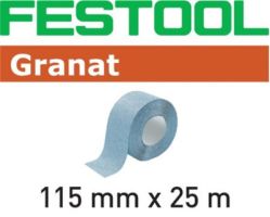 FESTOOL SCHUURROL      GRANAT 115X25M     P80