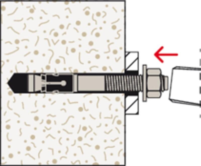 FISCHER DOORSTEEKANKERS FAZ II M10/20 VZ