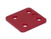 Thumbnail DRUK-STELPLATEN 70X70X 5MM Z.SLEUF ROOD    ZAK A 192