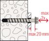 Thumbnail FISCHER BETONSCHROEF FBS II 8 X 55/5 US TX