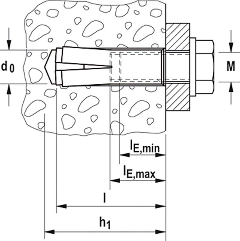 FISCHER INSLAGANKERS EA II M 8X30 EV