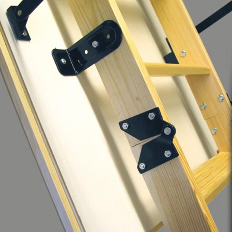 WOODYTREX-DE LUXE 3-DELIGE ZOLDERTRAP 120X70