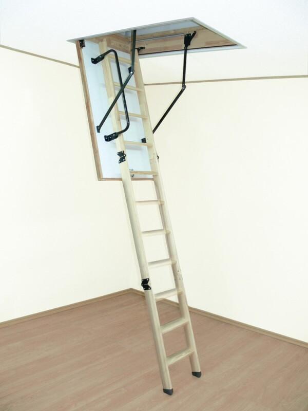 WOODYTREX-DE LUXE 3-DELIGE ZOLDERTRAP 120X70