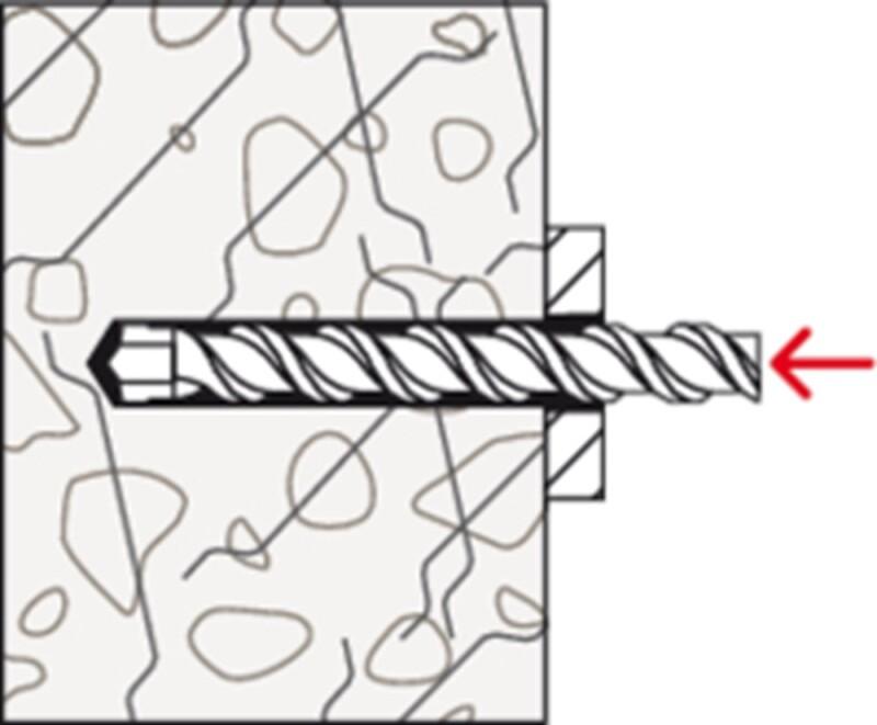 FISCHER DOORSTEEKANKERS FAZ II M10/20 VZ