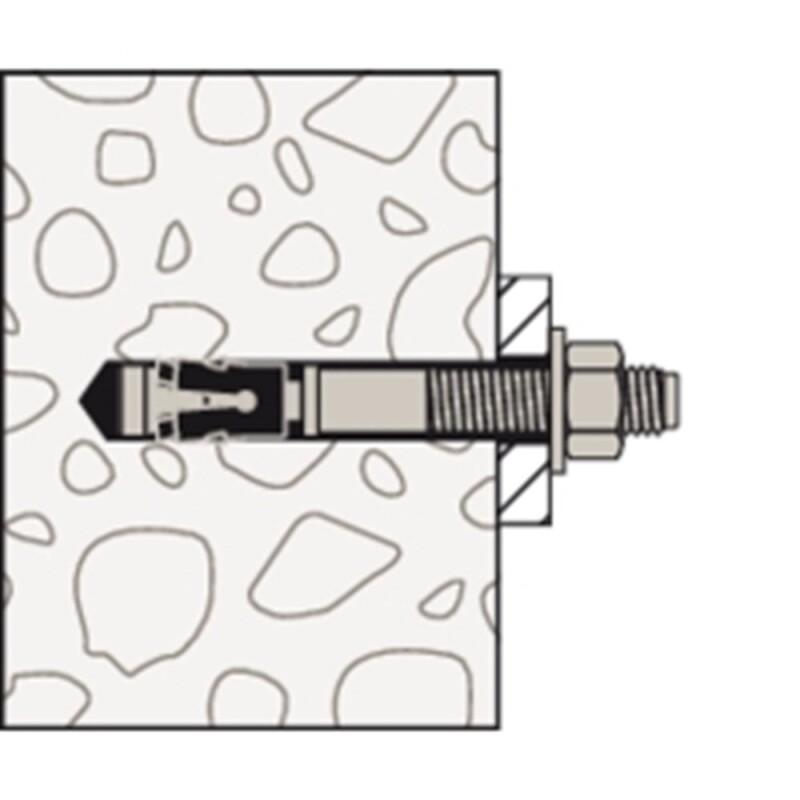 FISCHER DOORSTEEKANKERS FAZ II M10/20 VZ