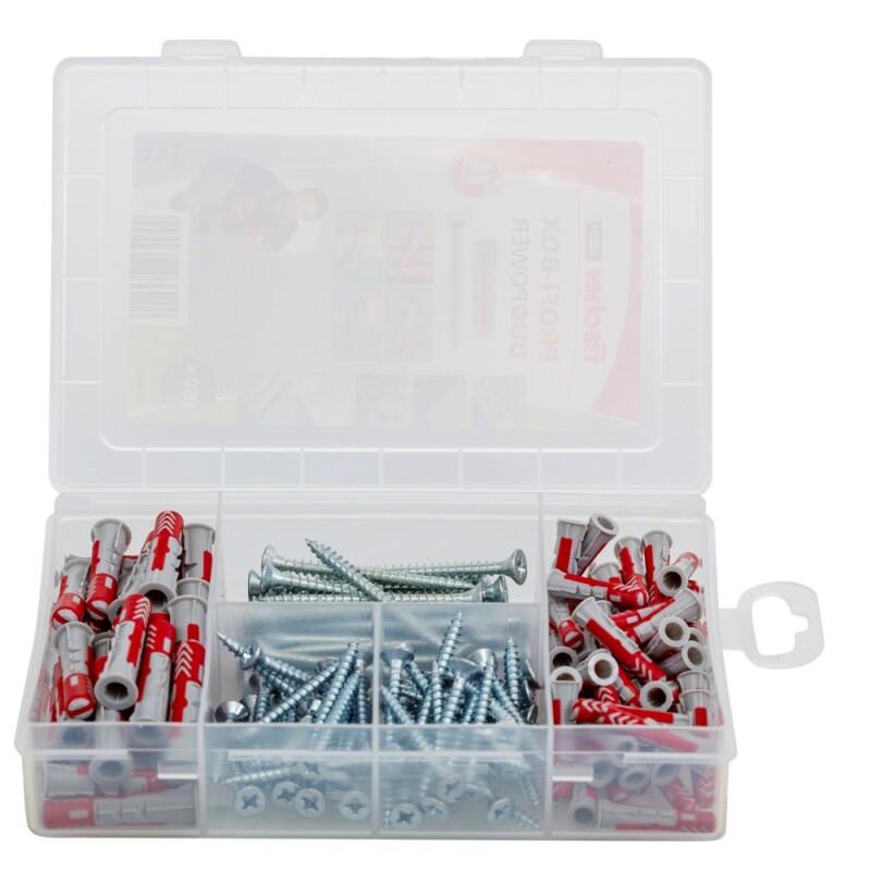 FISCHER PROFI-BOX DUOPOWER PLUGGEN MET SCHROEVEN