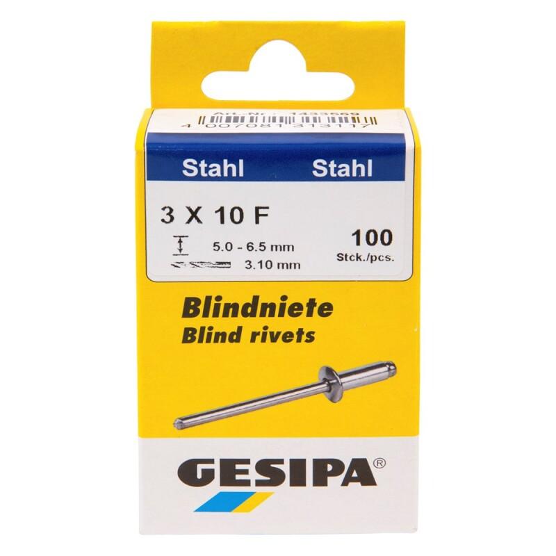 BLINDKLINKNAGEL MINIP DS 50 ST 5X6MM ALUM
