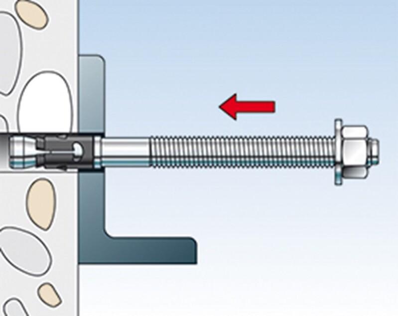FISCHER DOORSTEEKANKERS FAZ II M10/20 VZ