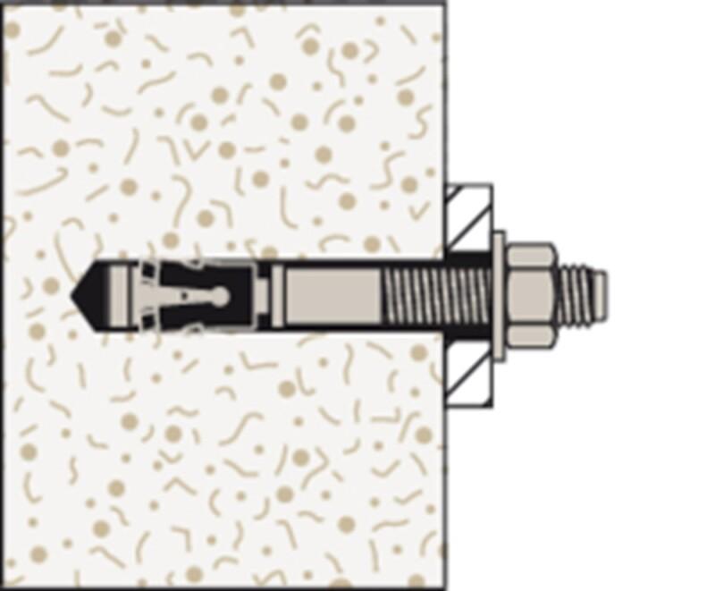 FISCHER DOORSTEEKANKERS FAZ II M10/20 VZ