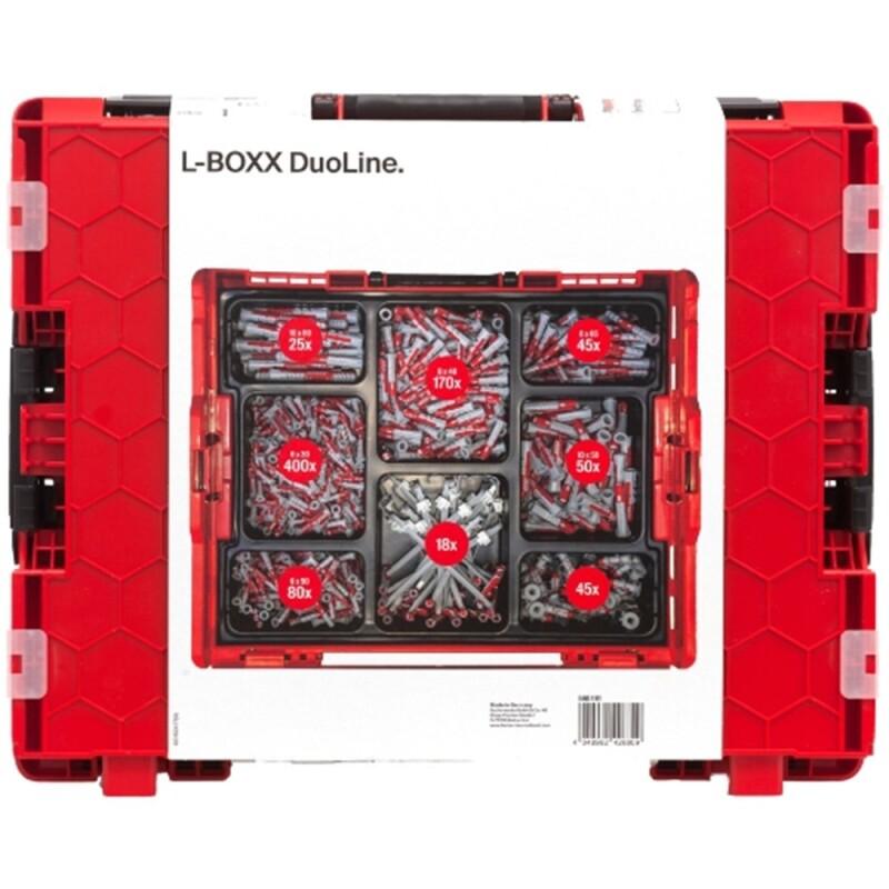 FISCHER DUOLINE L-BOXX 102 ASSORTIMENT DOOS PLUGGEN